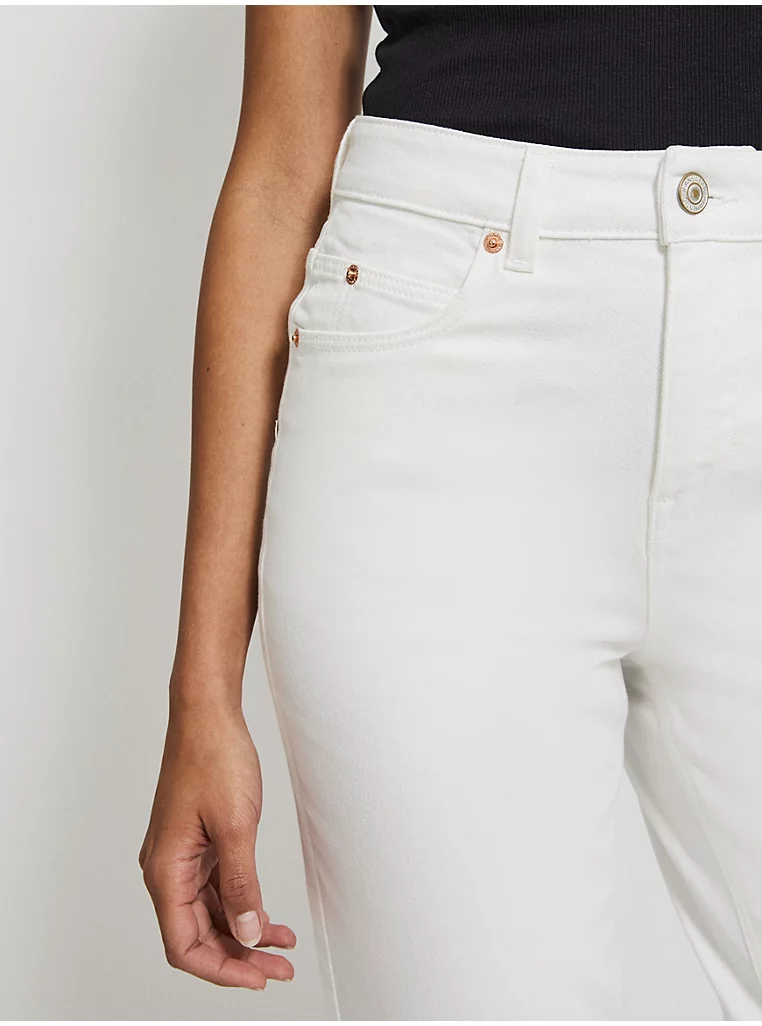 White Wash Miley Mom Jeans - Image 2